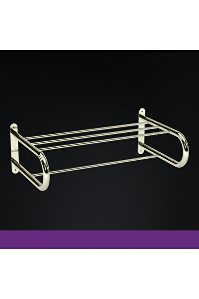 Lamalı Raf Havluluk Ø19 SS 304 Paslanmaz 51x30cm