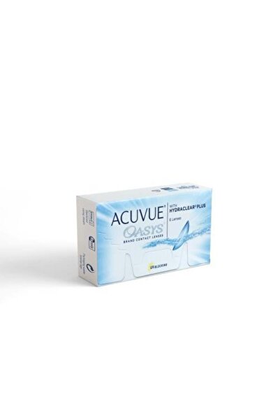 ACUVUE عدسات أويسيس هيدراكلير بلس الطبية - عبوة تحتوي على 6 عدسات