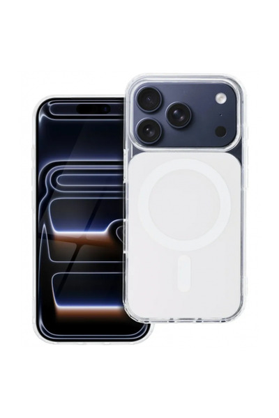 OEM MagSafe case for Apple iPhone 17e / 16e, OEM, Clear Fusion Mag Cover, White