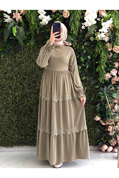 Moda Fatma Medine ipek Elbise