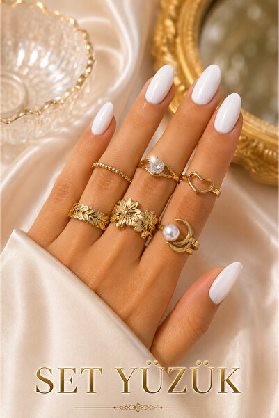 Jack Ferrero Gold Color Ring Set