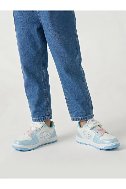 Styli Light Blue POP Tongue Sneakers