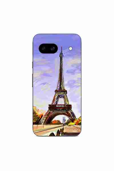 OEM Husa compatibila cu Google Pixel 8A Silicon Gel Tpu Model Desen Turnul Ei...