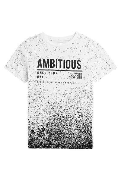4F Tricou cu mânecă scurtă pentru copii 128