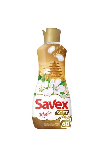 SOHO Fabric Softener, Savex Soft, 1.5 L Concentrate Mystic 60 washes,