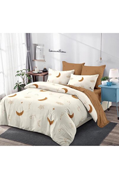 OEM Fine Cotton Duvet Cover Set with Stretchy 6 pieces 2 persons Primavara