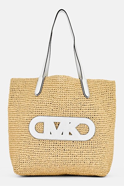 Michael Kors Women Brand Logo Tote Bag, Beige