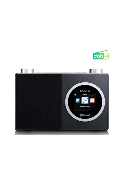 Lenco DIR-70BK - Renkli ekranlı ve Bluetooth® özellikli internet radyosu - Siyah
