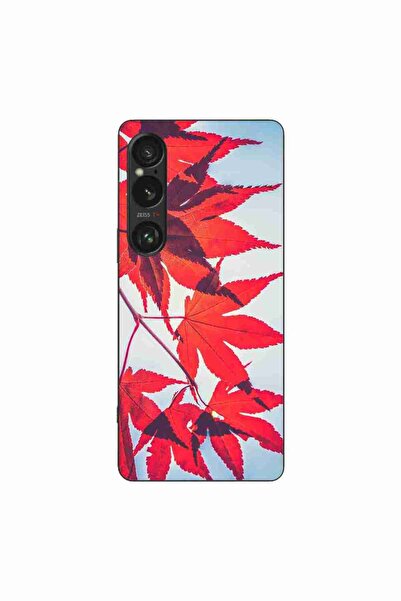 OEM Husa compatibila cu Sony Xperia 1 VI Silicon Gel Tpu Model Frunze de toamna