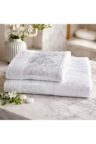Kotonia Home Set de 2 prosoape de baie - catifelate, 100% bumbac, 50x90 cm și...
