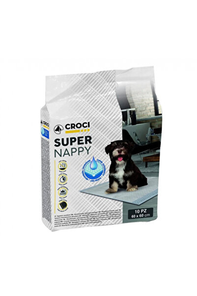 Croci Covorase igienice pentru câini Super Nappy, 60 x 60 cm, 10 bucăți