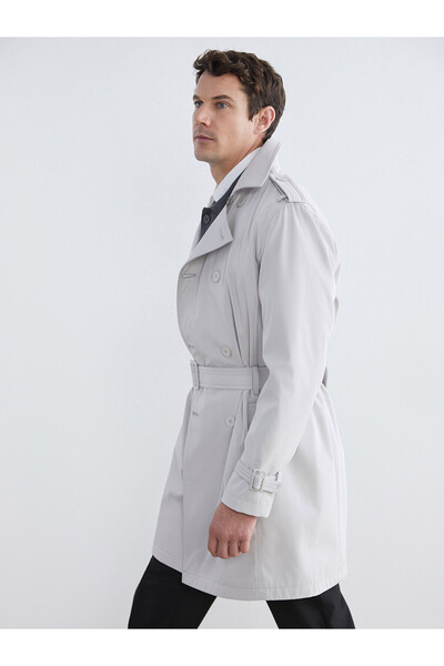 LC Waikiki Peak New Season Standard Fit Jacket Collar Gabardine Men's Trench ...