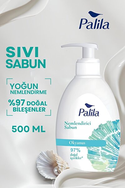 Palila Nemlendirici Sıvı Sabun Krem Etkili Okyanus Ferahlığı 500 ML