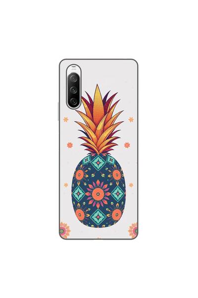 OEM Husa compatibila cu Sony Xperia 10 III Silicon Gel Tpu Model Floral Pinea...