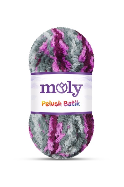 Moly Pelush Batik Tüylü Örgü Ipi 100gr (059)