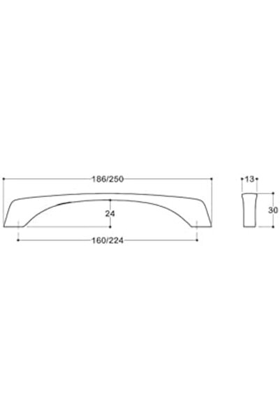 Yıldızan TAMGÜN 4635 Mâner modern Culoare 160 mm TAMGÜN 1159648