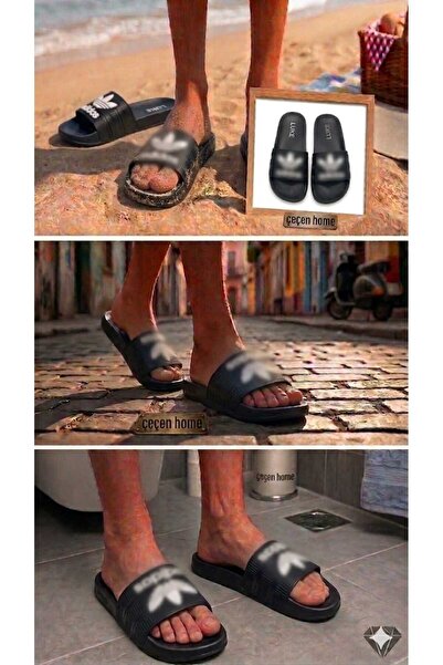 ÇEÇEN HOME Non-Slip Open Front Slippers,Sports Slippers,Bathroom Slippers,Com...