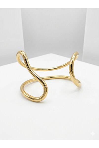 MAREM Gold Color Interlocking Steel Handcuffs