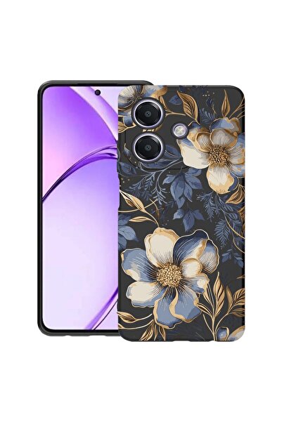 bestcase ¬Æ Husa TPU Ultra Slim Compatibila cu OPPO A40 / A40M / A60 5G, Flor...