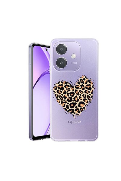 bestcase Husa pentru OPPO A40 / A40M, BestCase¬Æ Clear Silicon 2MM, Leopard H...