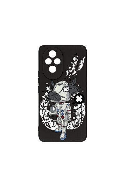 bestcase ¬Æ Husa Premium Silicon, Compatibila Cu Honor 200 Pro, Cow Astronaut...