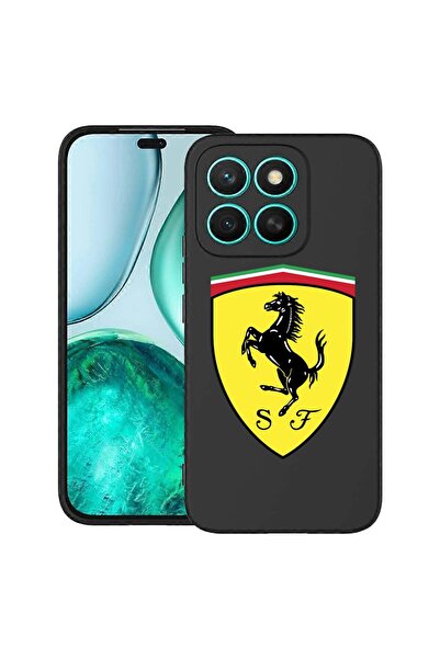 bestcase ¬Æ Husa pentru Honor X8C, Ferrari, Slim Silicon 0.8MM, Antisoc, Prot...