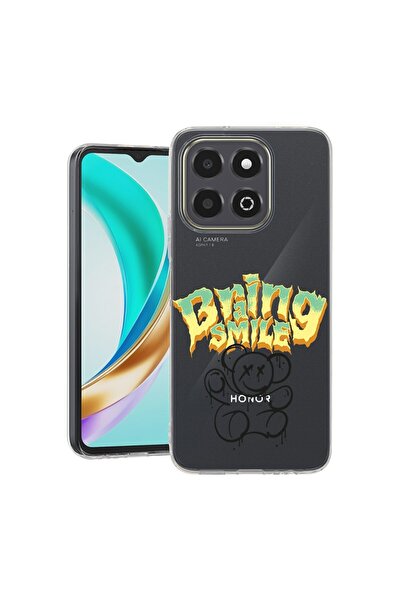 bestcase Husă transparentă subțire din silicon compatibilă cu Honor X6c, Tedd...