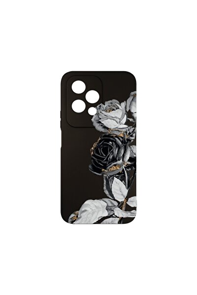 bestcase Husă Premium din Silicon, Compatibilă cu Honor 200 Lite, Negru Trand...