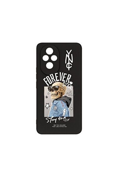 bestcase ¬Æ Husa Premium Silicon, Compatibila Cu Honor 200, Forever Cool Skel...