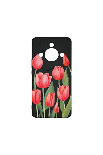 bestcase Λεπτή Θήκη Σιλικόνης 0.8MM, Συμβατή με Honor Magic6 Lite, Κόκκινες Τ...