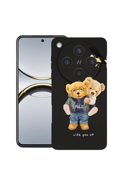 bestcase Husă din silicon premium compatibilă cu OPPO Find X8, cu design Ursu...