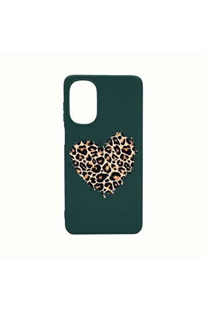bestcase Husa Silicon, Compatibila Cu Motorola Moto G62 5G, Leopard Heart, Re...