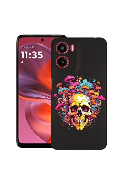bestcase ¬Æ Husa pentru Motorola Moto E15 / Moto G05, Dream Colors - Skull an...