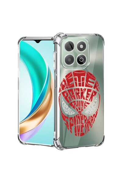 bestcase Съвместим калъф за Honor X8C, Удароустойчив 1.5ММ, Калиграфия Питър ...