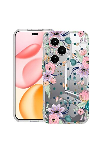 bestcase ¬Æ Husa Clear Silicon pentru Honor 400 Pro, Flowers Collection, 2036...