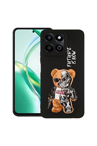 bestcase Husă pentru Honor 200 Smart, Silicon subțire, Jumătate Robot Jumătat...