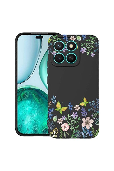 bestcase Husă pentru Honor X8C, cu flori și fluturi, din silicon subțire de 0...