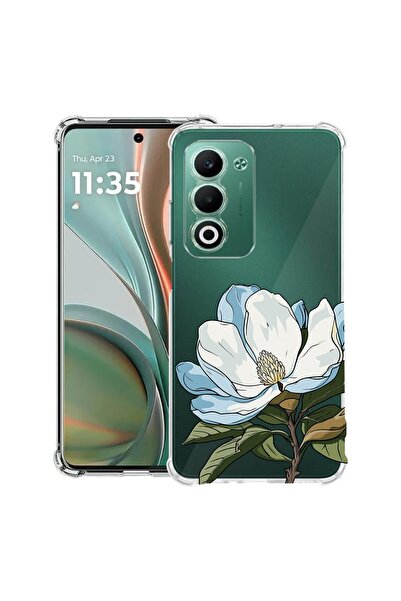 bestcase ¬Æ Husa Anti Shock Compatibila cu OPPO A5, Floral - Blue Magnolia, 2...