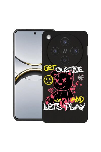 bestcase Husă din silicon premium compatibilă cu OPPO Find X8, cu design Ursu...