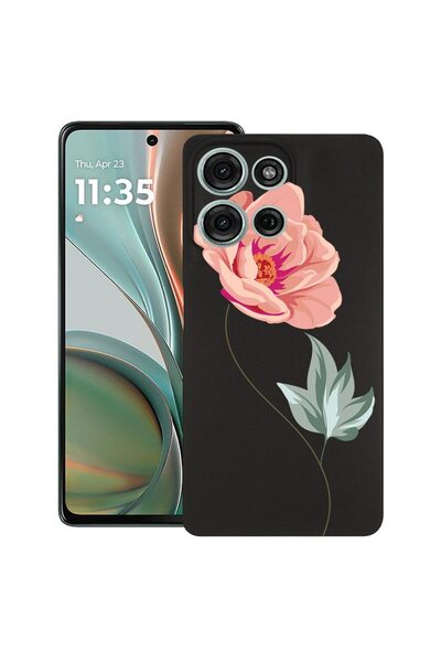 bestcase ¬Æ Husa pentru Motorola Moto G15, Rose, Slim Silicon 0.8MM, Antisoc,...