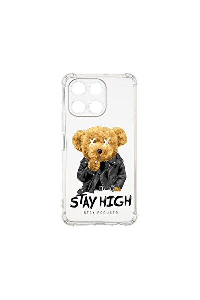 bestcase Калъф за Honor 200 Smart, Удароустойчив 1.5ММ, Мече Теди, Устойчивос...