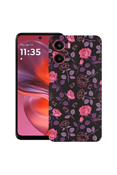 bestcase ¬Æ Husa pentru Motorola Moto G05, Rose, Slim Silicon 0.8MM, Antisoc,...