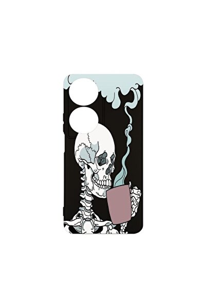 bestcase Husa BestCase¬Æ Premium Silicon, Compatibila Cu Honor X7b, Skull, SL...