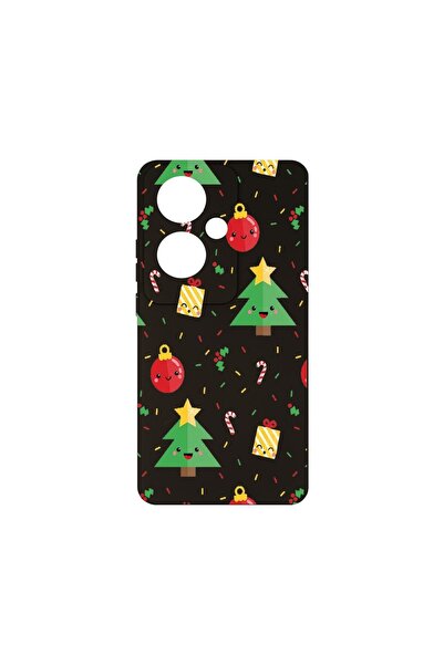 bestcase ¬Æ Husa Slim SIlicon 0.8MM, Compatibila Cu OPPO Reno 11F 5G, Xmas Tr...