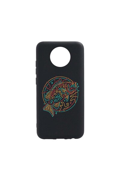 bestcase Θήκη σιλικόνης, Συμβατή με Honor Magic4 Lite, Νέον Ψάρι, Ανθεκτική σ...