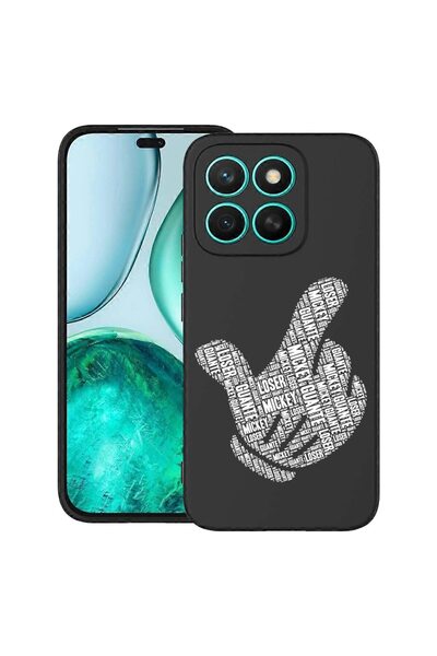 bestcase Husă pentru Honor X8C, Caligrafie Guante Mickey, Silicon subțire de ...