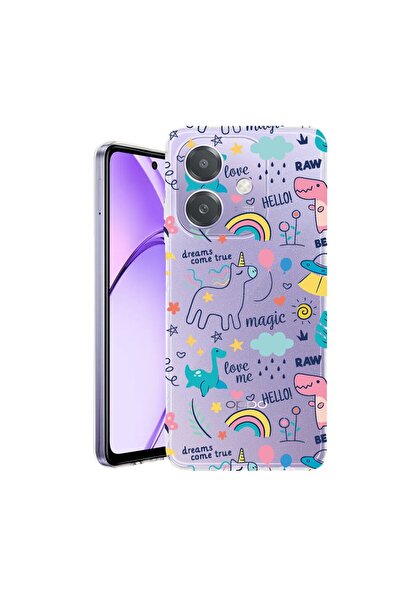 bestcase Husa pentru OPPO A40 / A40M, BestCase¬Æ Clear Silicon 2MM, Unicorn -...