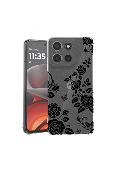 bestcase Husă Antișoc Compatibilă cu Motorola Edge 60 Fusion / Edge 60, Flora...