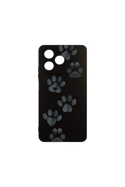 bestcase Θήκη για OPPO A40, BestCase® Λεπτή Σιλικόνη, Σχέδιο Πατούσας Σκύλου,...