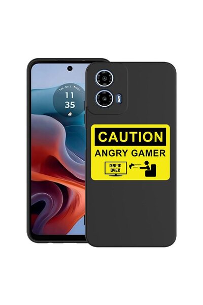 bestcase Θήκη για Motorola Moto G45 με σχέδιο Angry Gamer, TPU Ματ Εξαιρετικά...
